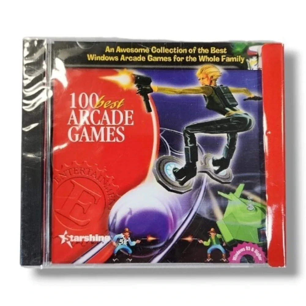 Twin-Pak 100 Best Windows And‎ Arcade Games CD-ROM Windows 95 Or Higher
